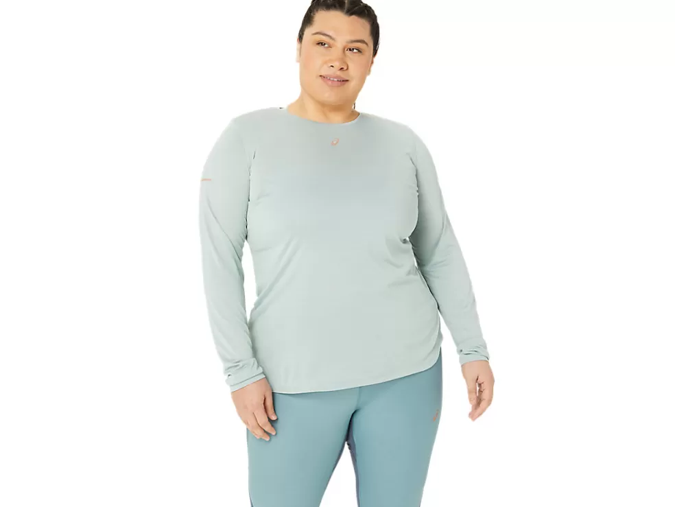 Hot ASICS NAGINO RUN LONG SLEEVE TOP Ocean Haze