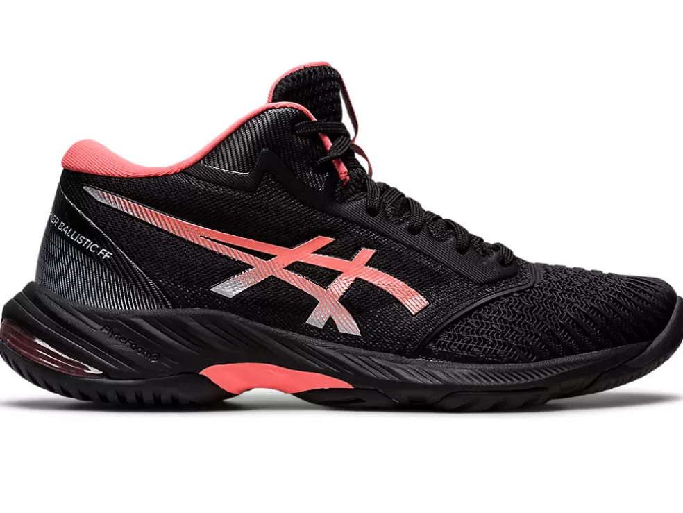 Discount ASICS NETBURNER BALLISTIC FF MT 3 Black/Papaya