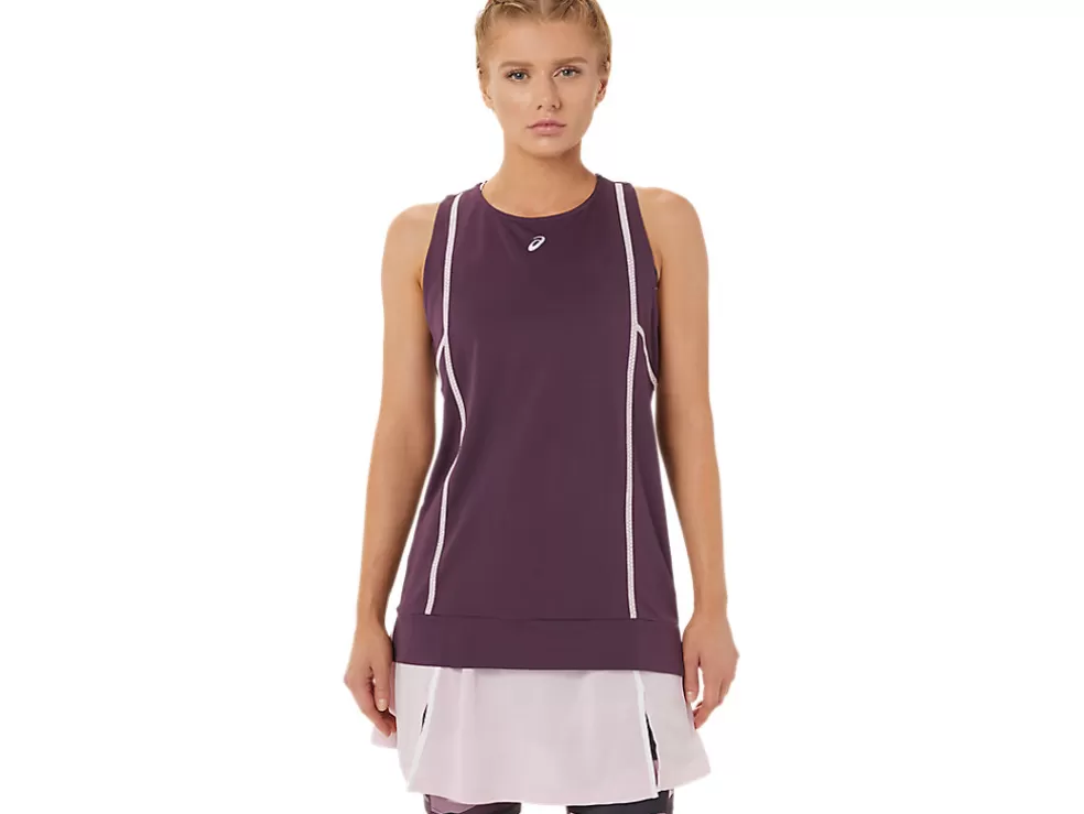 Store ASICS NEW STRONG 92 TANK Deep Plum/Barely Rose