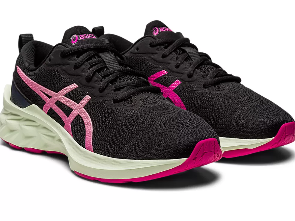 Hot ASICS NOVABLAST 2 GRADE SCHOOL Black/Fruit Punch