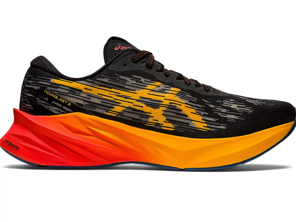 New ASICS NOVABLAST 3 Black/Amber