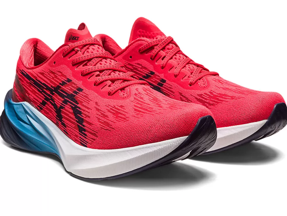 Cheap ASICS NOVABLAST 3 Electric Red/Midnight