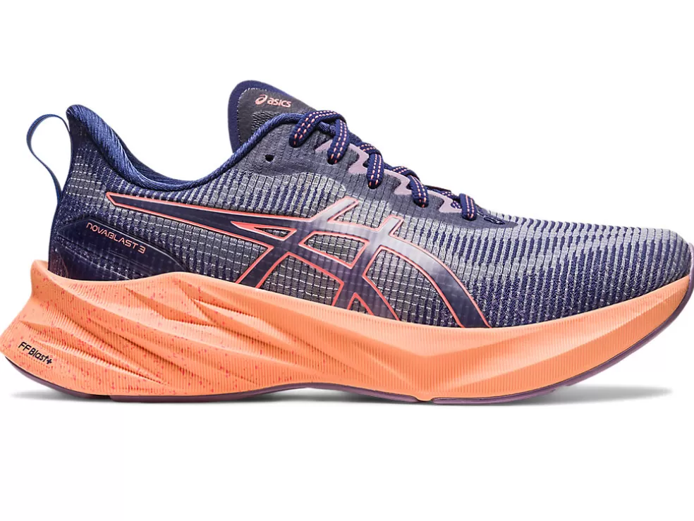 Discount ASICS NOVABLAST 3 LE Indigo Blue/Papaya