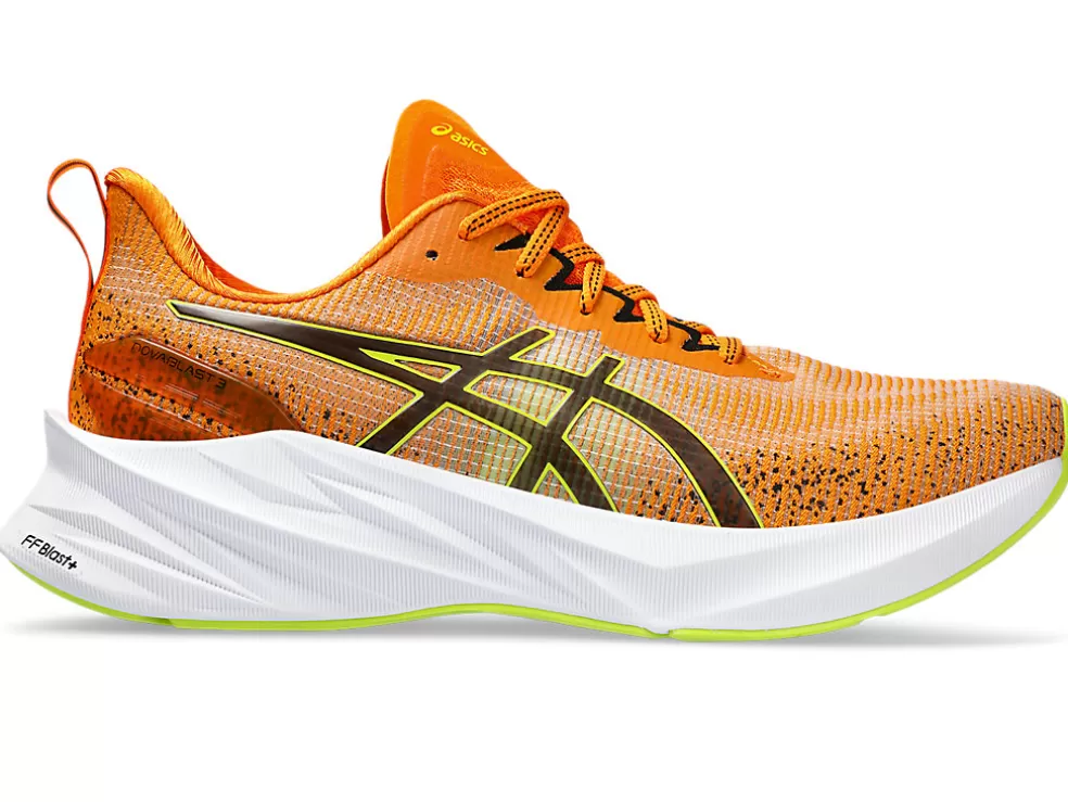 Cheap ASICS NOVABLAST 3 LE Bright Orange/Neon Lime