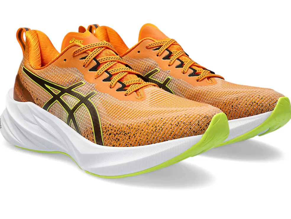 Cheap ASICS NOVABLAST 3 LE Bright Orange/Neon Lime