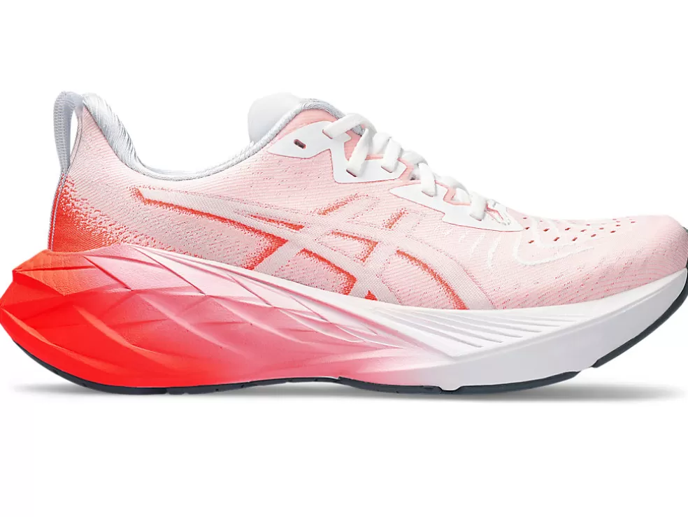 Sale ASICS NOVABLAST 4 White/Sunrise Red