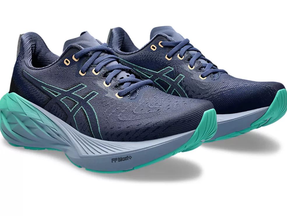 Cheap ASICS NOVABLAST 4 Thunder Blue/Blue Expanse