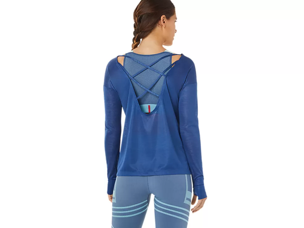 Store ASICS OPEN BACK LONG SLEEVE TOP Grand Shark