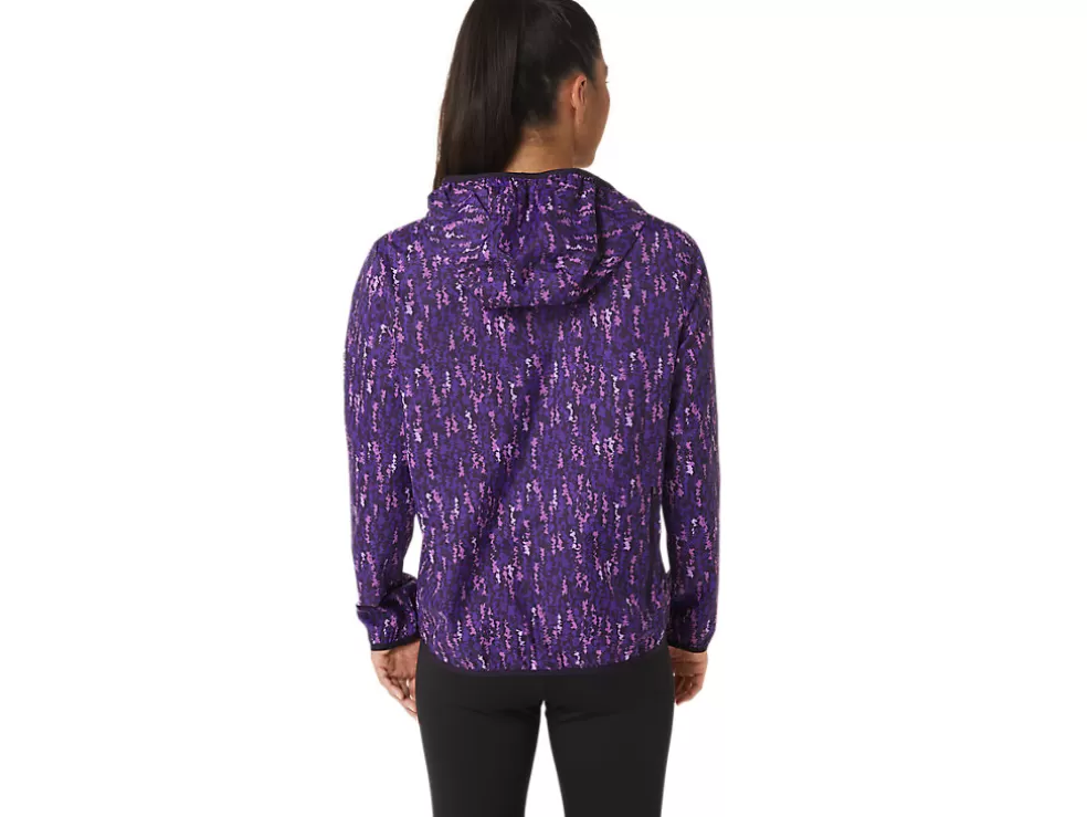 Cheap ASICS PACKABLE JACKET Orchid Brushstroke/Nightshade