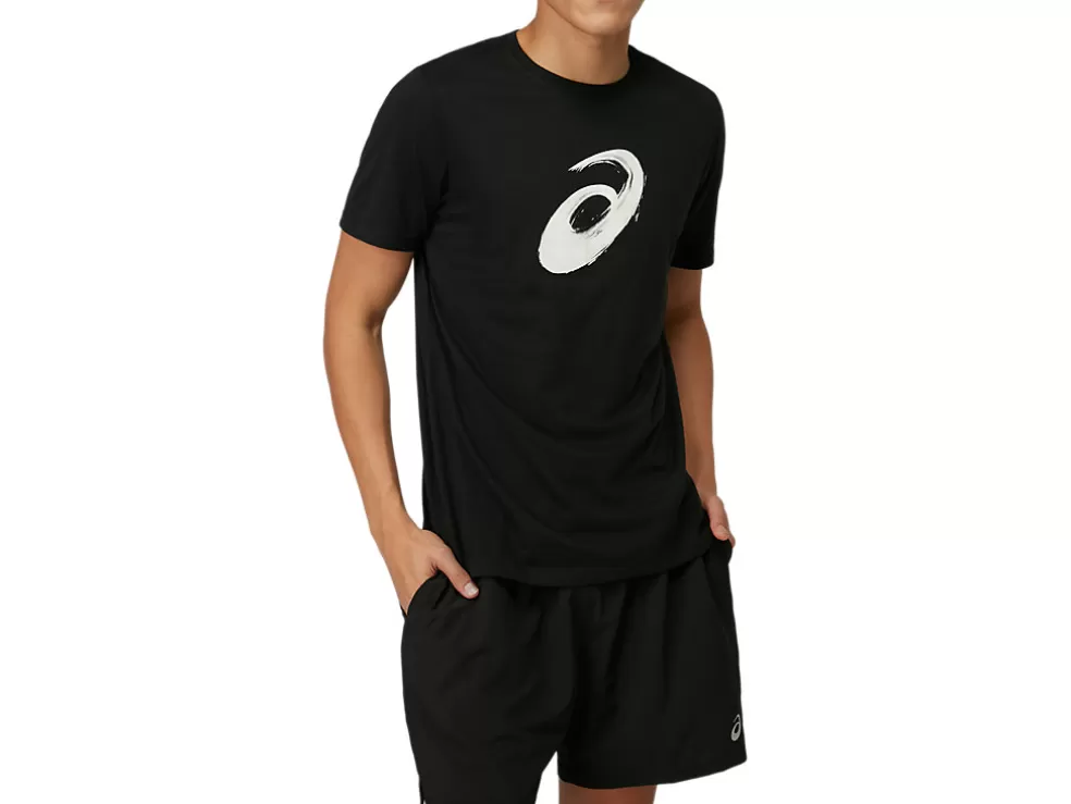 Flash Sale ASICS PAINTBRUSH SHORT SLEEVE TEE Performance Black