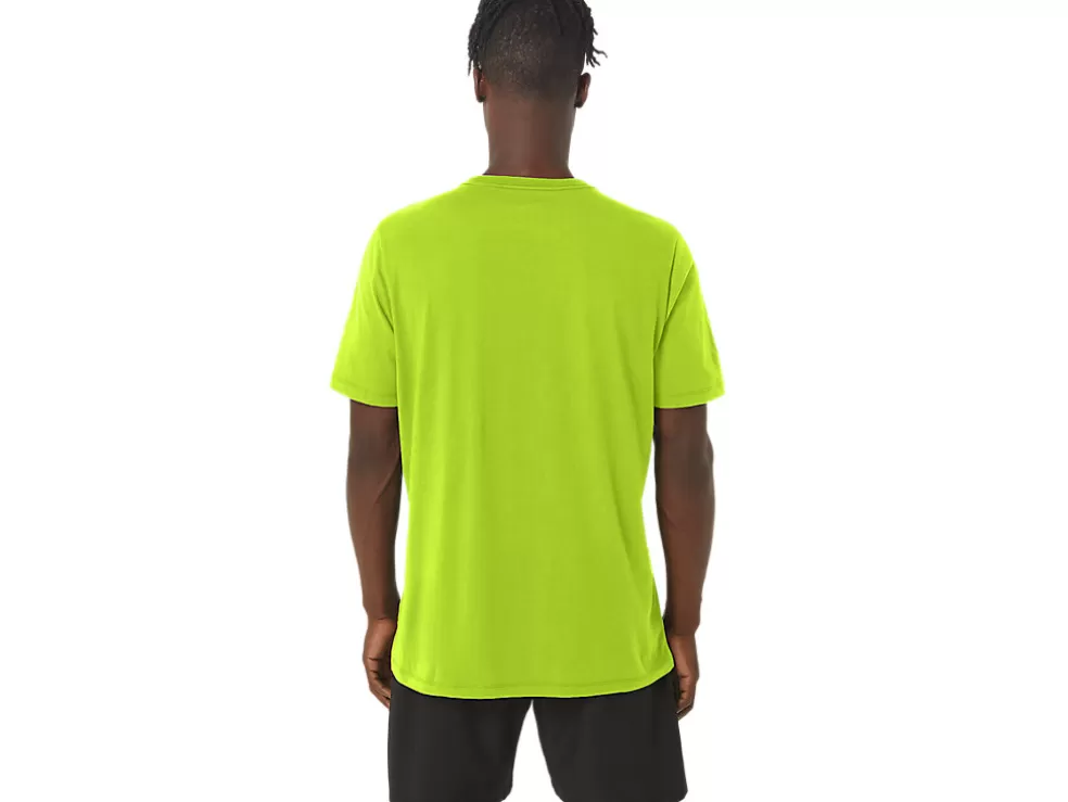 Sale ASICS PAINTBRUSH SHORT SLEEVE TEE Lime Zest