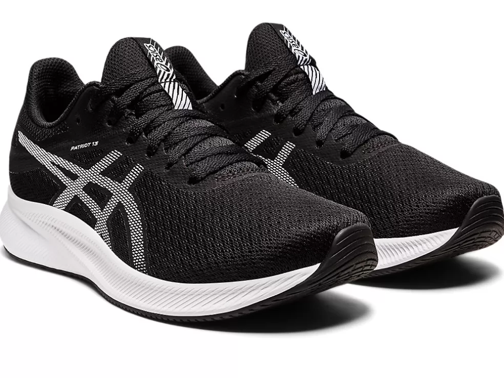 Cheap ASICS PATRIOT 13 Black/White