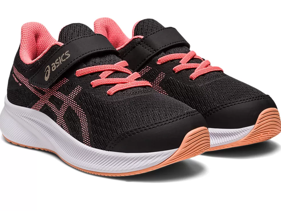 New ASICS PATRIOT 13 PRE-SCHOOL Black/Papaya