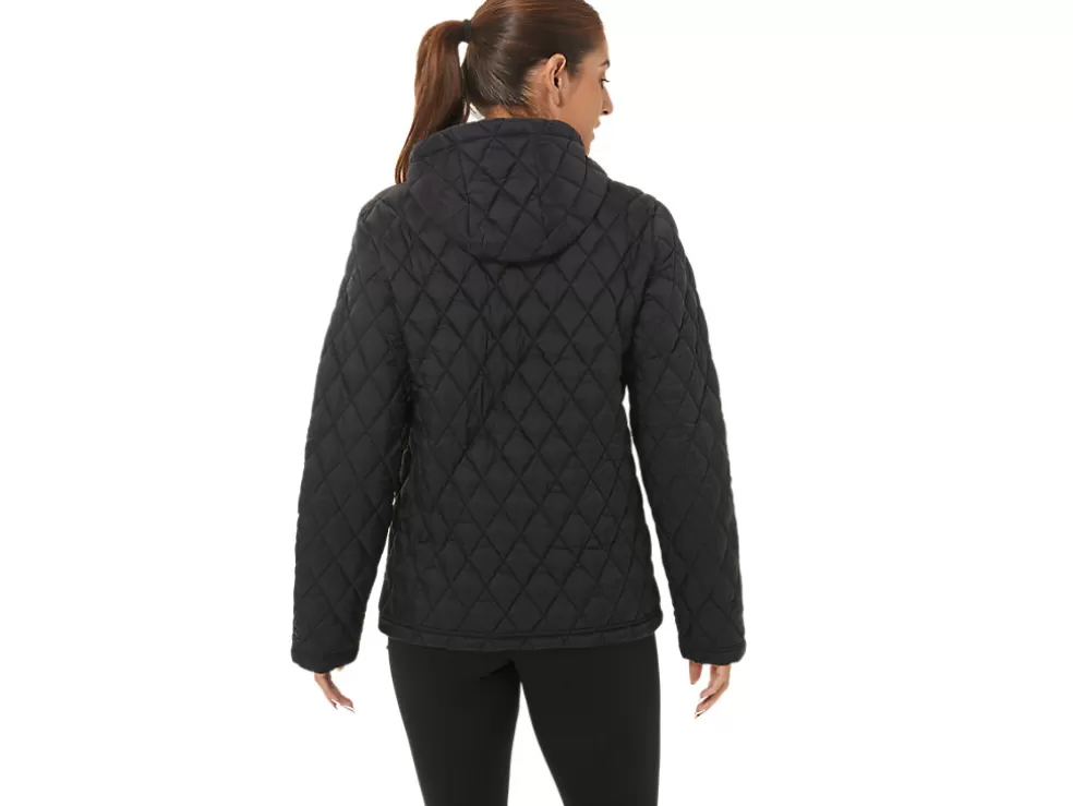 Discount ASICS PERFORMANCE INSULATED JACKET Performance Black/Soft Sky