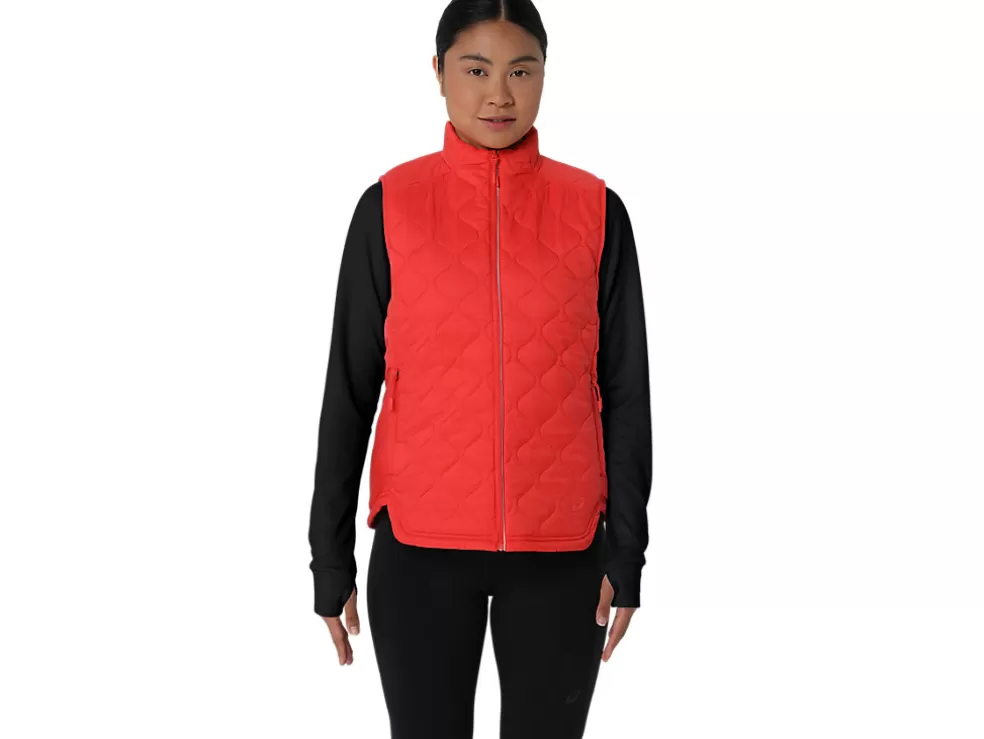 Online ASICS PERFORMANCE INSULATED VEST 2.0 Red Snapper