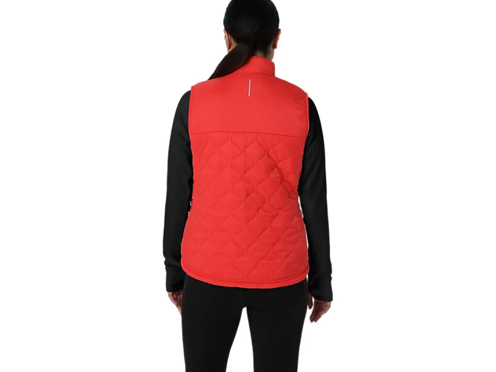 Online ASICS PERFORMANCE INSULATED VEST 2.0 Red Snapper