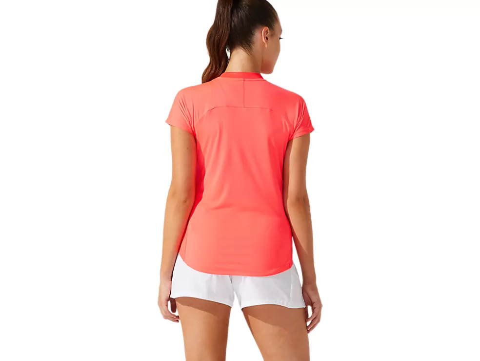 Hot ASICS PIPING TEE Diva Pink