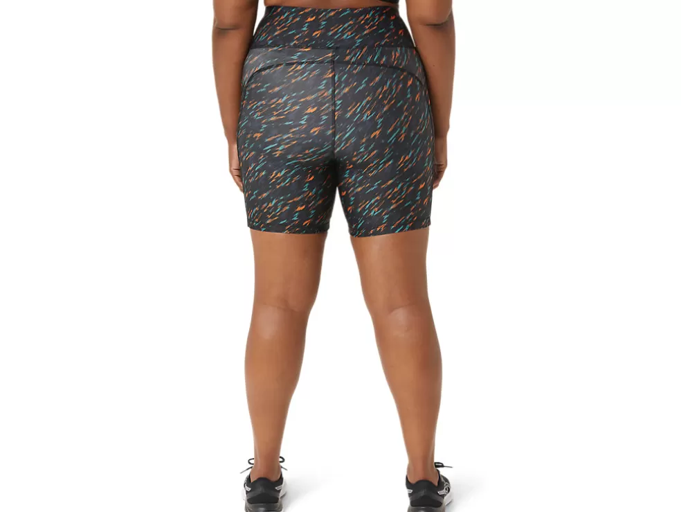 Cheap ASICS PR LYTE 5IN RUN  SHORT WITH POCKETS Night Shade/Sage Print