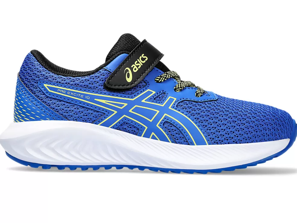 Hot ASICS PRE EXCITE 10 PRE-SCHOOL Illusion Blue/Glow Yellow