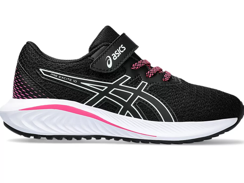 Hot ASICS PRE EXCITE 10 PRE-SCHOOL Black/Pure Aqua