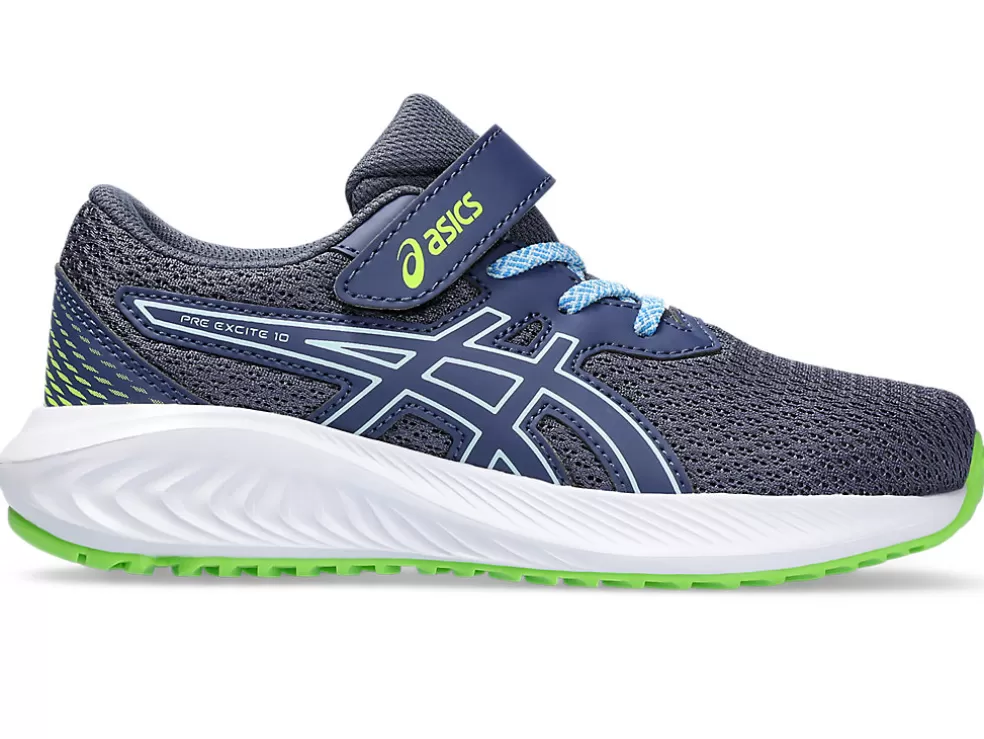 Shop ASICS PRE EXCITE 10 PRE-SCHOOL Thunder Blue/Light Blue