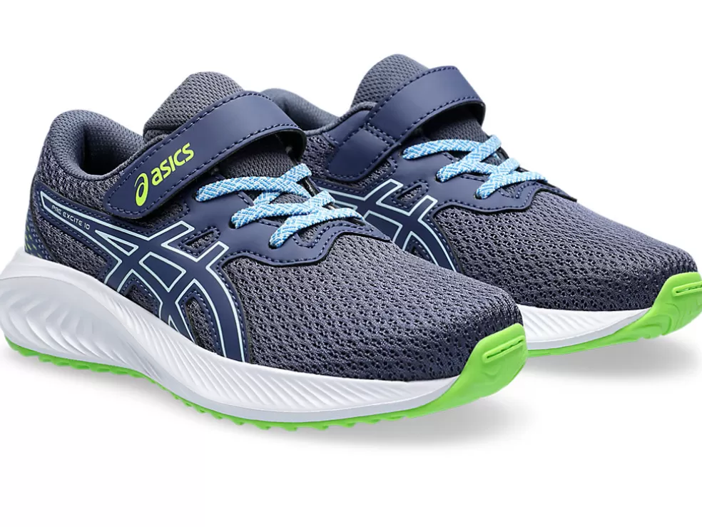 Shop ASICS PRE EXCITE 10 PRE-SCHOOL Thunder Blue/Light Blue