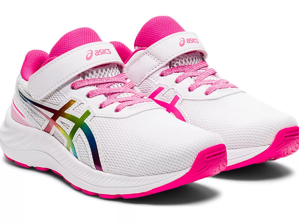 Clearance ASICS PRE EXCITE 9 PRE-SCHOOL White/Pink Glo