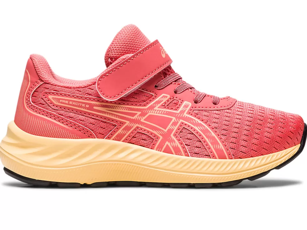 Shop ASICS PRE EXCITE 9 PRE-SCHOOL Papaya/Summer Dune