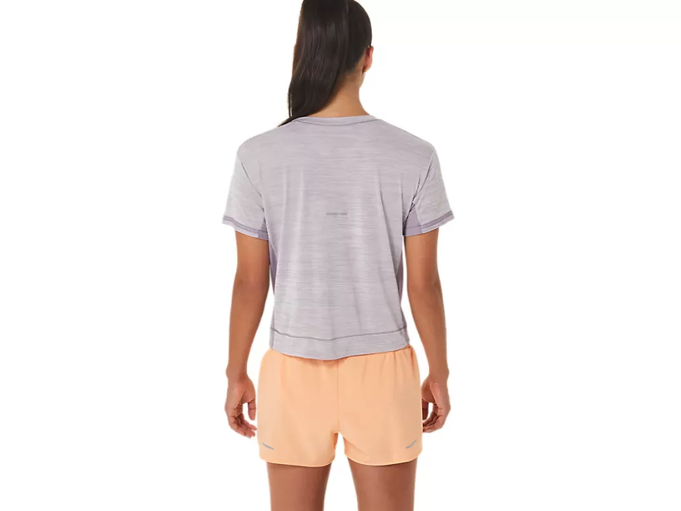 New ASICS RACE CROP TOP Violet Quartz/Dusk Violet