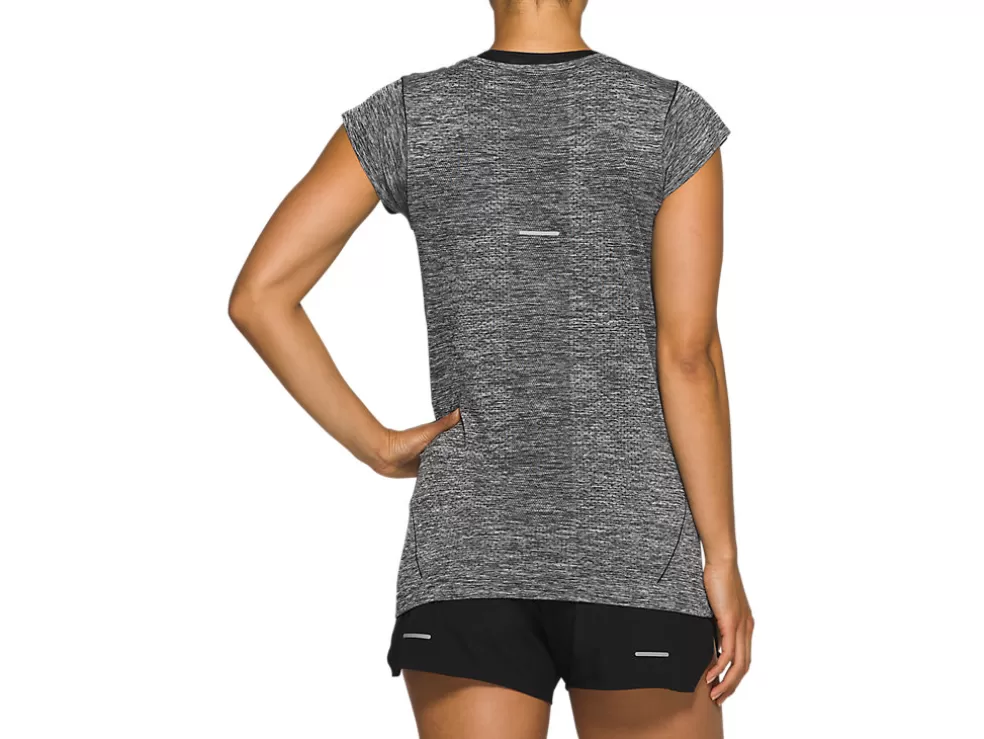 Fashion ASICS RACE SEAMLESS SHORT SLEEVE TOP Performance Black