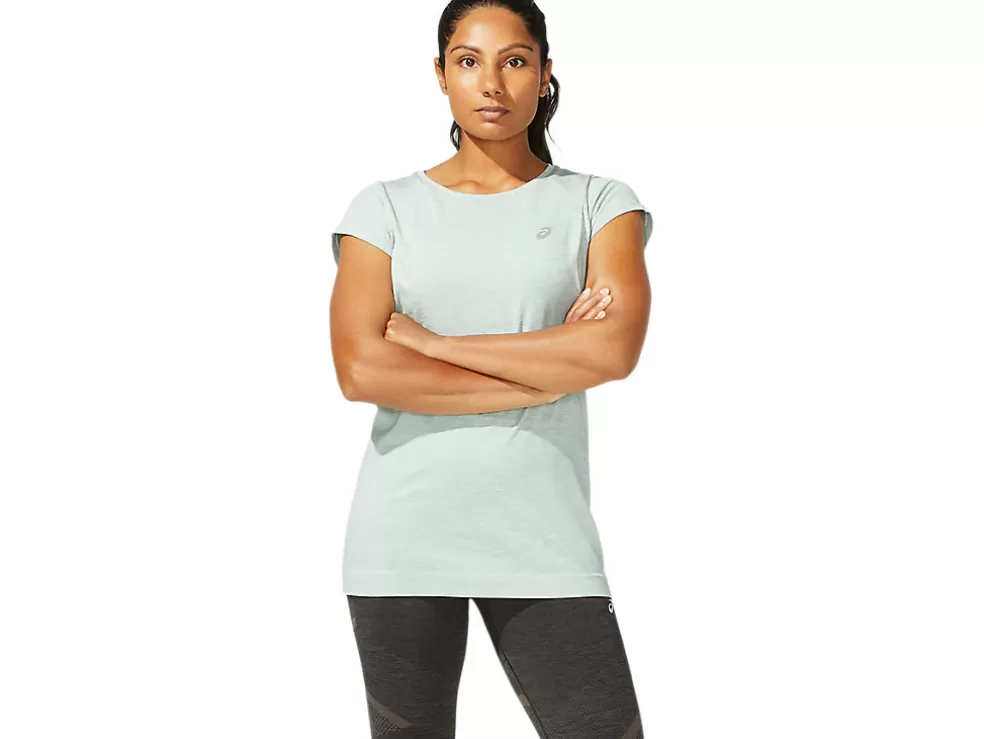 Cheap ASICS RACE SEAMLESS SHORT SLEEVE TOP Slate Grey