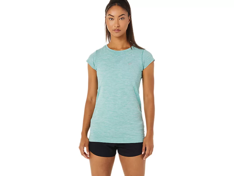 Best Sale ASICS RACE SEAMLESS SHORT SLEEVE TOP Sage