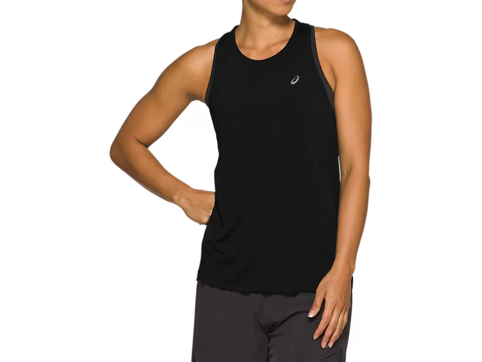 Shop ASICS RACE SLEEVELESS Performance Black