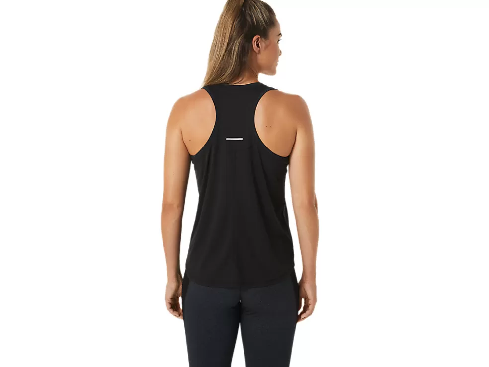 Cheap ASICS RACE TANK Performance Black/Charcoal Grey