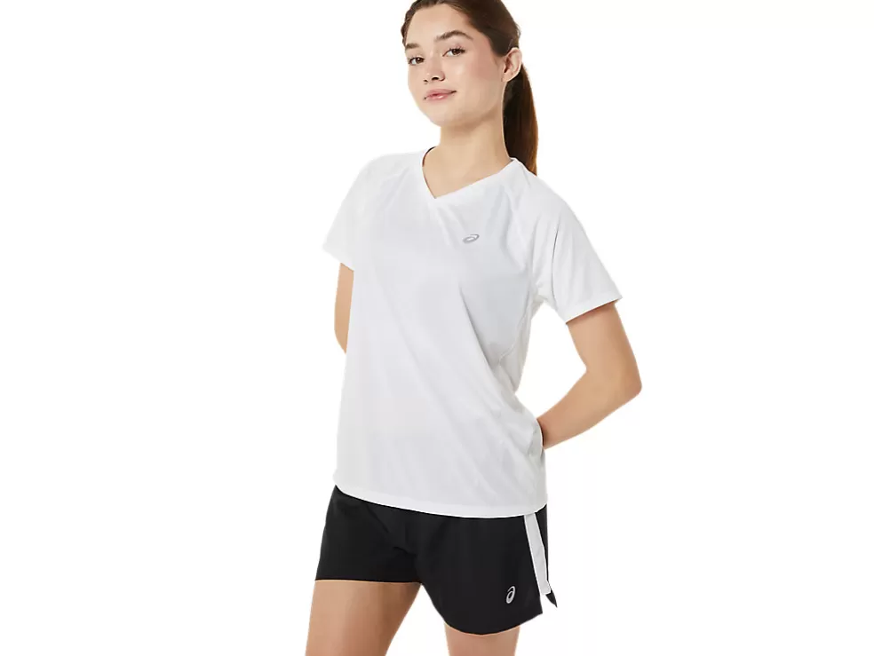 Outlet ASICS READY-SET LYTE V-NECK Brilliant White