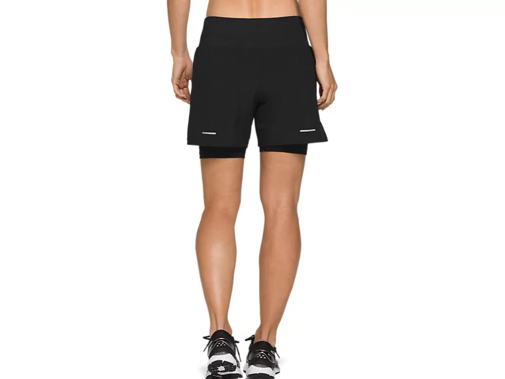 Fashion ASICS ROAD 2-N-1 5.5IN SHORT Performance Black