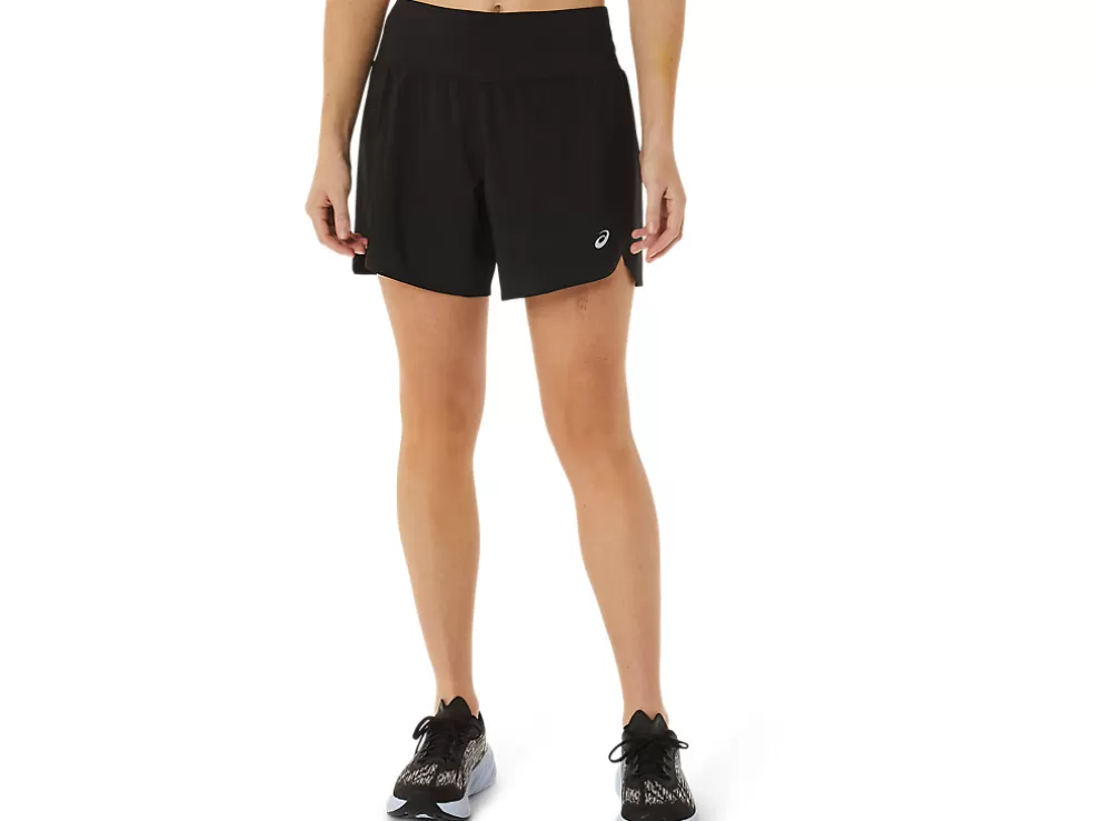 Clearance ASICS ROAD 2-N-1 5.5IN SHORT Performance Black