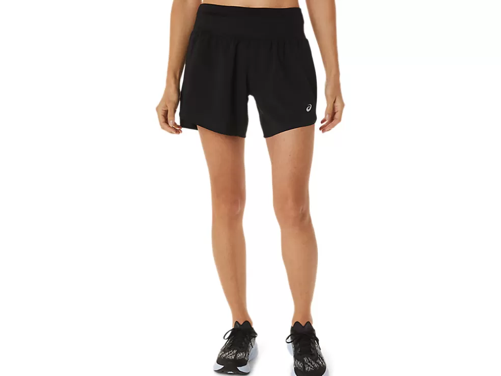 Clearance ASICS ROAD 5.5IN SHORT Performance Black