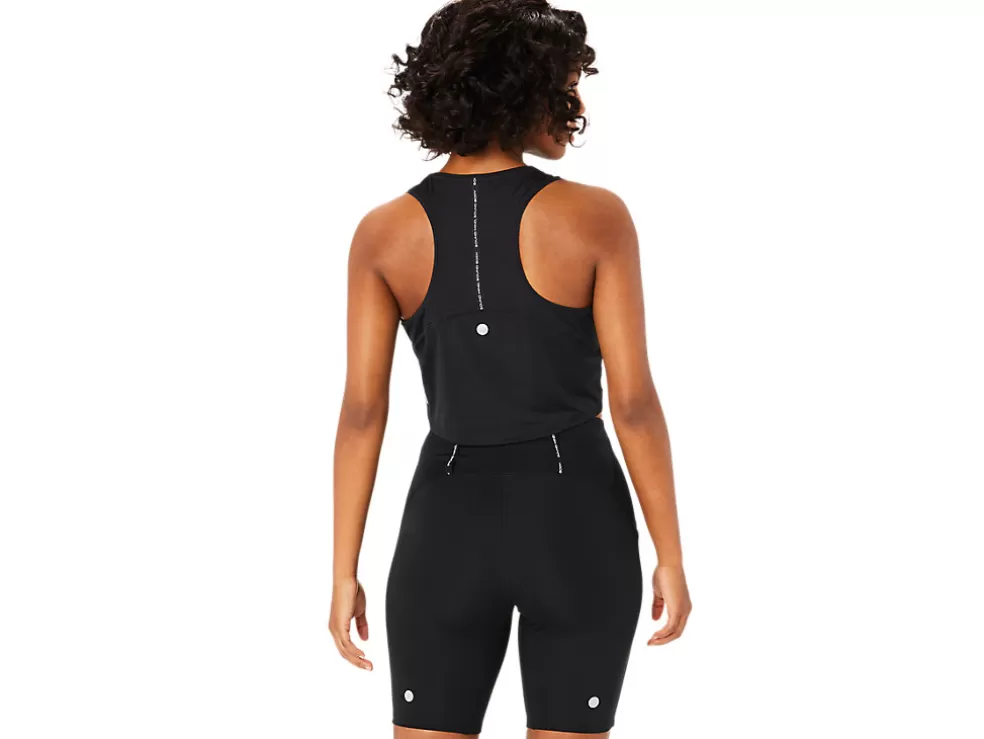 Online ASICS ROAD CROP TOP Performance Black