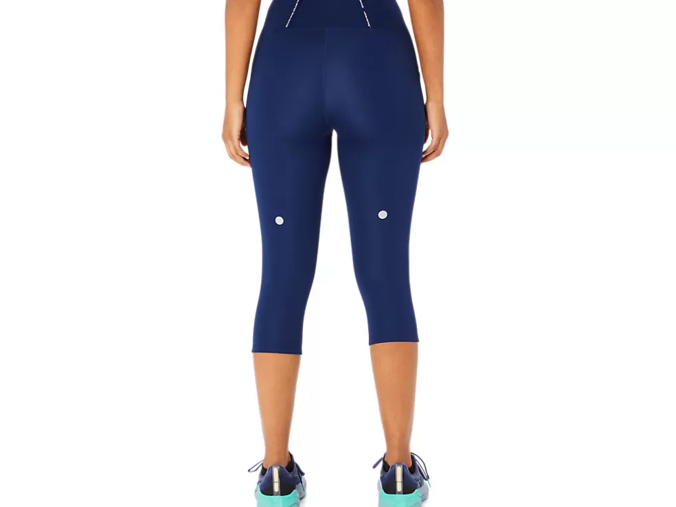 Outlet ASICS ROAD HIGH WAIST CAPRI TIGHT Blue Expanse