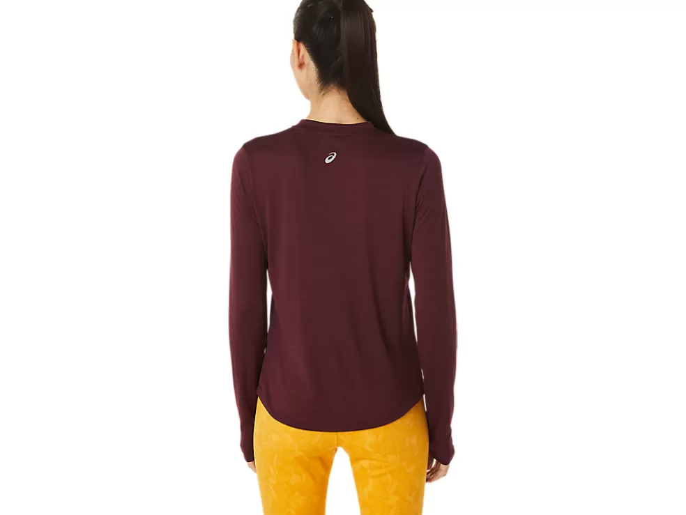 New ASICS RUNKOYO MOCK NECK LONG SLEEVE TOP Deep Mars