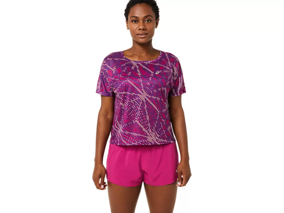 Flash Sale ASICS SAKURA SHORT SLEEVE TOP Yo Zakura Aop