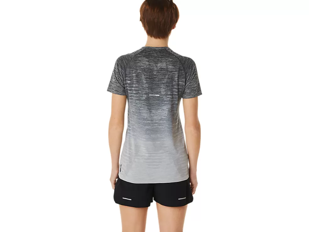 Shop ASICS SEAMLESS SHORT SLEEVE TOP Carrier Grey/Glacier Grey