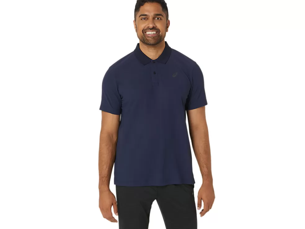 Cheap ASICS SHORT SLEEVE POLO-SHIRT Midnight