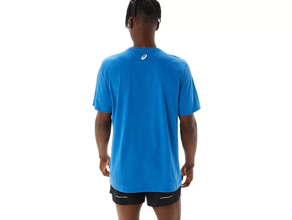 Clearance ASICS SHORT SLEEVE PROPERTY OF SPORTS TEE Lake Drive Heather