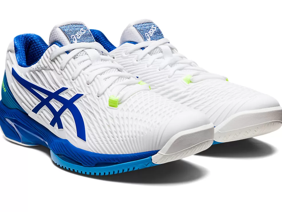 Store ASICS SOLUTION SPEED FF 2 White/Tuna Blue