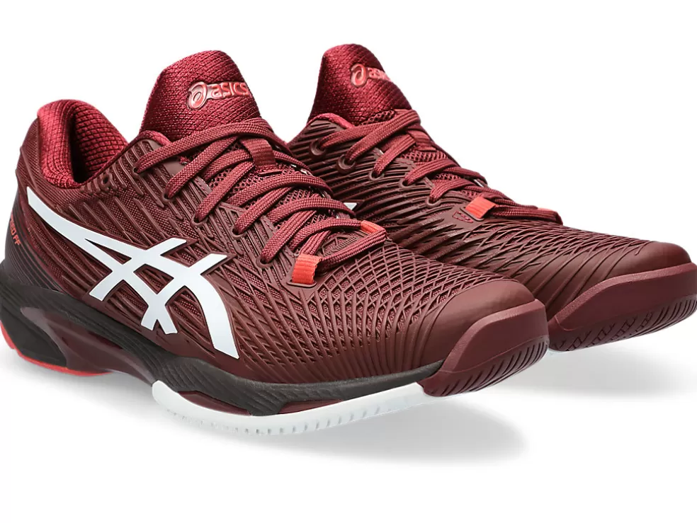 Cheap ASICS SOLUTION SPEED FF 2 Antique Red/White