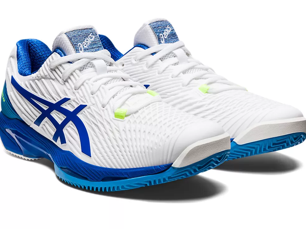 Shop ASICS SOLUTION SPEED FF 2 CLAY White/Tuna Blue