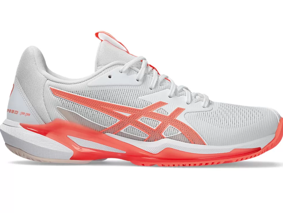 Outlet ASICS SOLUTION SPEED FF 3 White/Sun Coral