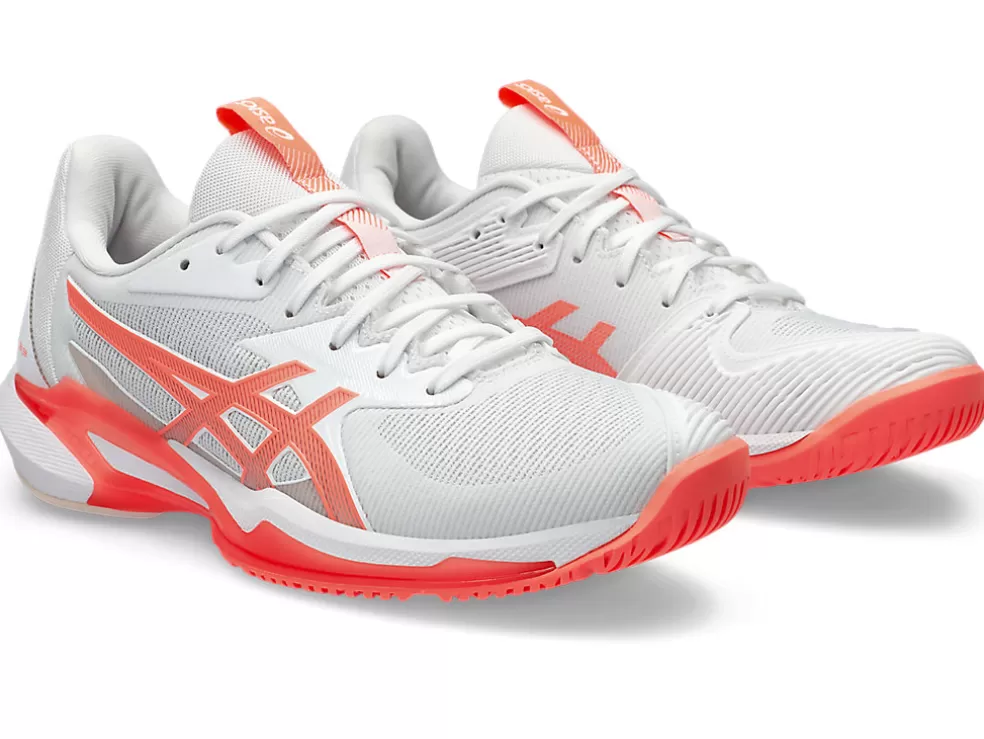 Outlet ASICS SOLUTION SPEED FF 3 White/Sun Coral